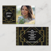 Foto für soziale Medien im Aufbaustudium Telefonnummerkarte (Vorne/Hinten)