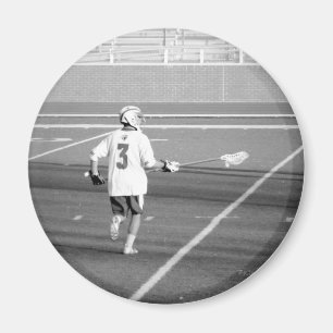 Foto für Sportspieler Lacrosse Mama Team Fan Club  Magnet