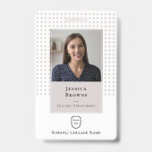 Foto für Studierende/Mitarbeiterschulen - QR-Code  Ausweis (Front)