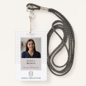 Foto für Studierende/Mitarbeiterschulen - QR-Code  Ausweis (Vorderseite mit Schlüsselband)