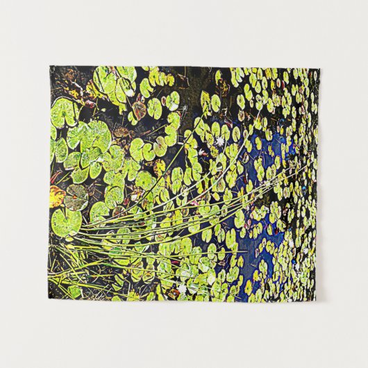 Foto für Teichlippen und -schildkröten Wandteppich (Vorderseite (Horizontal))