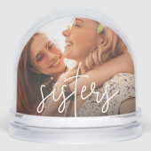 Foto für Textüberlagerung von benutzerdefinierten Schneekugeln (Vorderseite)