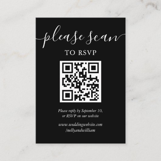 Foto für UAWG QR-Code für Schwarzweiß und Weiß Begleitkarte (Vorderseite)