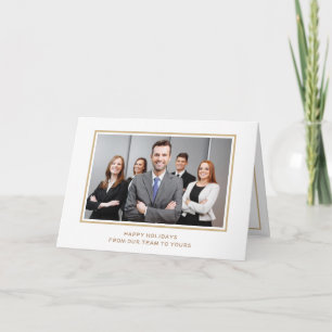 Foto für Unternehmen der White Gold-Klasse Feiertagskarte