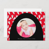 Foto für Valentinstag-Arch- und Herzmuster Postkarte (Vorne/Hinten)