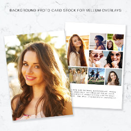 Foto für Vellum Overlay-Abschluss-Ankündigung Einladung