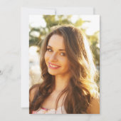 Foto für Vellum Overlay-Abschluss-Ankündigung Einladung (Vorderseite)