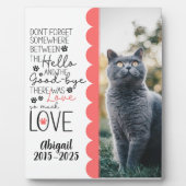 Foto für vererbte Haustiere Fotoplatte (Vorderseite)