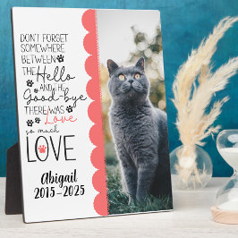 Foto für vererbte Haustiere Fotoplatte