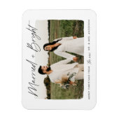 Foto für verheiratete und rechte Skripte Magnet (Vertikal)