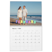 Foto für Vintage, benutzerdefinierte Textpastellfa Kalender (Feb 2026)