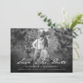 Foto für Vintages Handschriftenschreiben Save the  Date (Stehend Vorderseite)