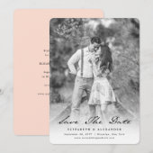 Foto für Vintages Handschriftenschreiben Save the  Date (Vorne/Hinten)