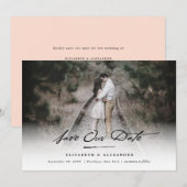 Foto für Vintages Handschriftenschreiben Save the  Date (Vorne/Hinten)