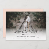 Foto für Vintages Handschriftenschreiben Save the Save The Date (Vorne/Hinten)