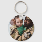 Foto für Wasserfarben Boho Feather und Blumenreath Schlüsselanhänger (Rückseite)