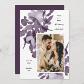 Foto für Wasserfarben Einladung (Vorne/Hinten)