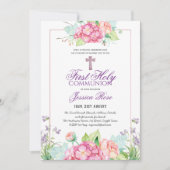 Foto für Wasserfarben Erste Kommune Einladung (Vorderseite)