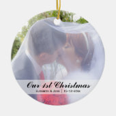 Foto für Weihnachten Keramikornament (Vorne)