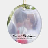 Foto für Weihnachten Keramikornament (Links)