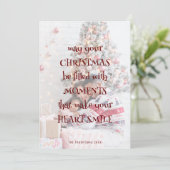 Foto für Weihnachten Künstlerischer Text (Stehend Vorderseite)