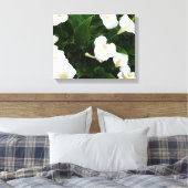 Foto für weiße Blume Leinwanddruck (Insitu (Schlafzimmer))