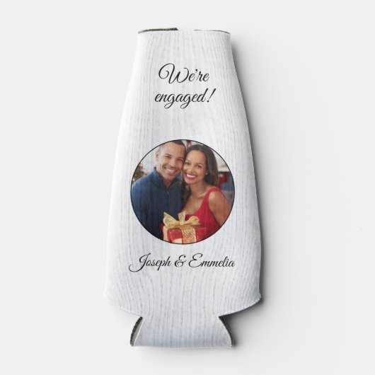 Foto für Weißes Engagement Cooler Flaschenkühler (Vorderseite)