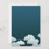 Foto für Weltraumreisende Einladung (Rückseite)