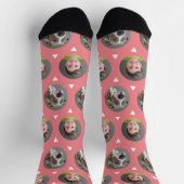 Foto für zwei Fotos Kind oder Haustier Socken (Oben)