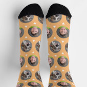 Foto für zwei Fotos Kind oder Haustier Socken (Oben)