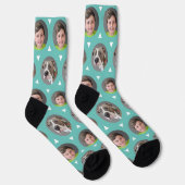 Foto für zwei Fotos Kind oder Haustier Socken (Rechts)