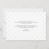 Foto "Furchtlose Liebe" ändert die Datumskarte Dankeskarte (Rückseite)