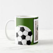 Foto Fußball hinzufügen - Farbe bearbeiten Kaffeetasse (Links)