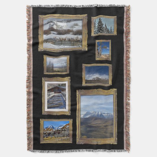 Foto-Galerie-Schaukasten gesponnene Decke (Vorderseite Vertikal)