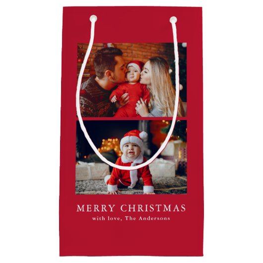 Foto Gallery 2 Personalisiert Kleine Geschenktüte (Vorderseite)