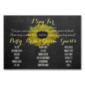 Foto Game Wedding Place Einstellung Tischspiele Ka Tischnummer (Vorderseite)