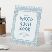 Foto Gästebuch für das Party der antiken Geschicht Sockelschild (In SItu)