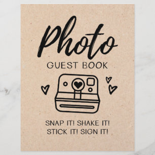 Foto-Gästebuch Hochzeitsschild