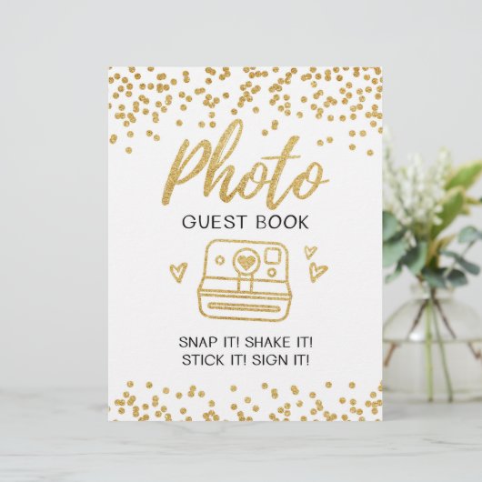 Foto Gästebuch Hochzeitszeichen (Stehend Vorderseite)