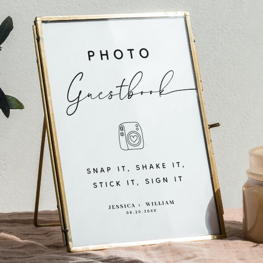 Foto Gästebuch Snap It Shake it Stick It Sign it