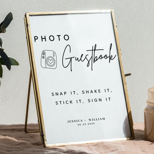 Foto Gästebuch Snap It Shake it Stick It Sign it