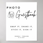 Foto Gästebuch Snap It Shake it Stick It Sign it (Vorne)