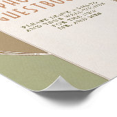 Foto Gästebuch Vintage Jugendstil-Signatur von Muc (Ecke)