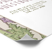 Foto Gästebuch Vintage Jugendstil-Signatur von Muc (Ecke)