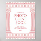 Foto Gästebuchposter für Göttin Party Poster (Vorne)