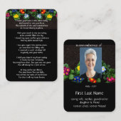 Foto Gebet Gartengartenbau Primula Visitenkarte (Vorne/Hinten)