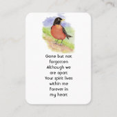 Foto Gebet Wasserfarben Rodelbahn Visitenkarte (Vorderseite)