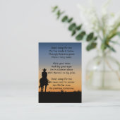 Foto Gebet Western Zurück Reiten B Visitenkarte (Stehend Vorderseite)