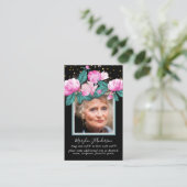 Foto-Gebetskarten Gedenkfeier zum Leben Visitenkarte (Stehend Vorderseite)