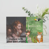 Foto Geboren, Wildtiere zu sein Einladung (Stehend Vorderseite)